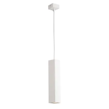 SOSPENSIONE FLUKE QUADRATA BIANCO 1XGU10 6X6X30CM